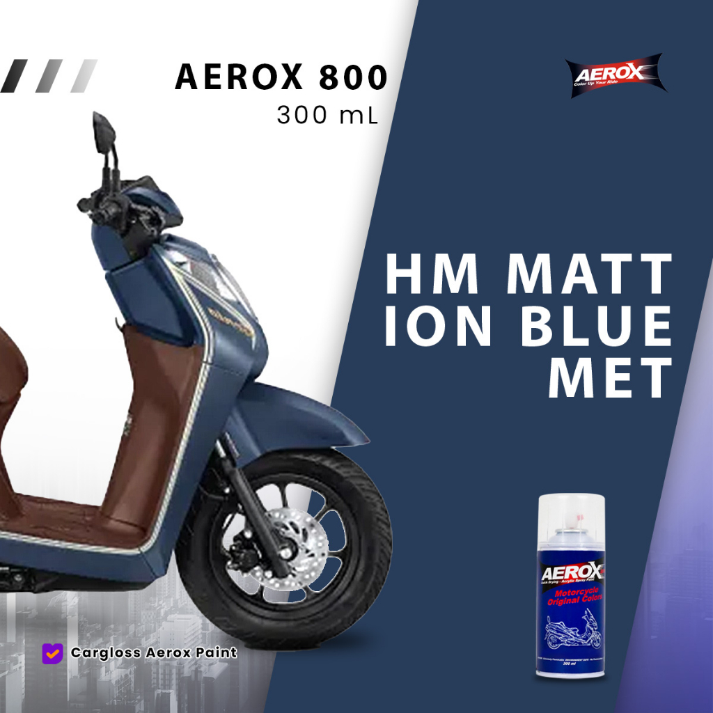 Aerox 800 Cat Semprot - Honda Motor Matt Ion Blue Metalic (Biru Doff)