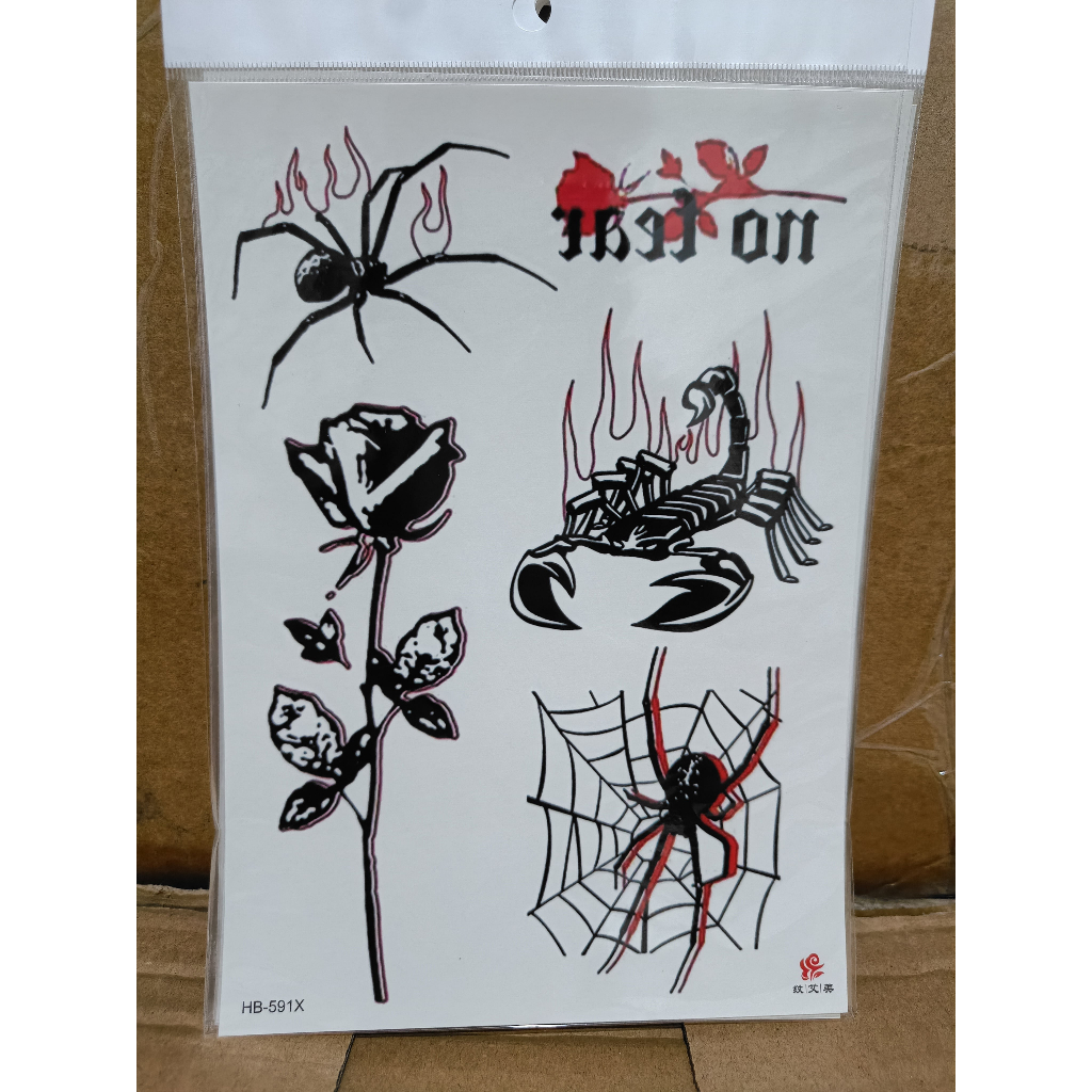 tato temporer tahan air 15 hari sticker tato herbal tato temporary