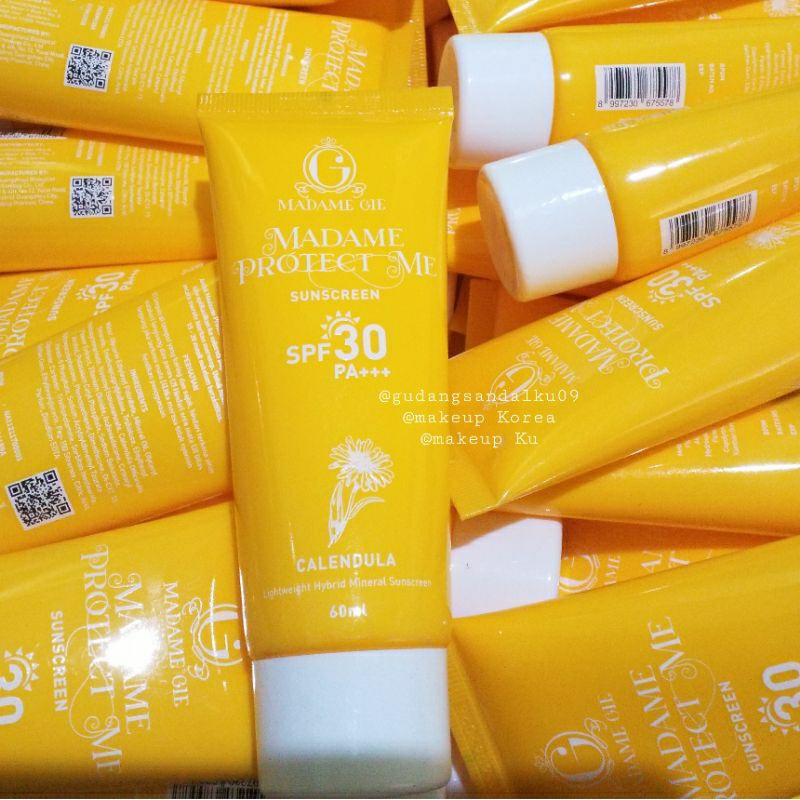 Sunscreen Madame Gie Mdame Protect Me SPF30 PA+++ With Calendula Extract 60ml