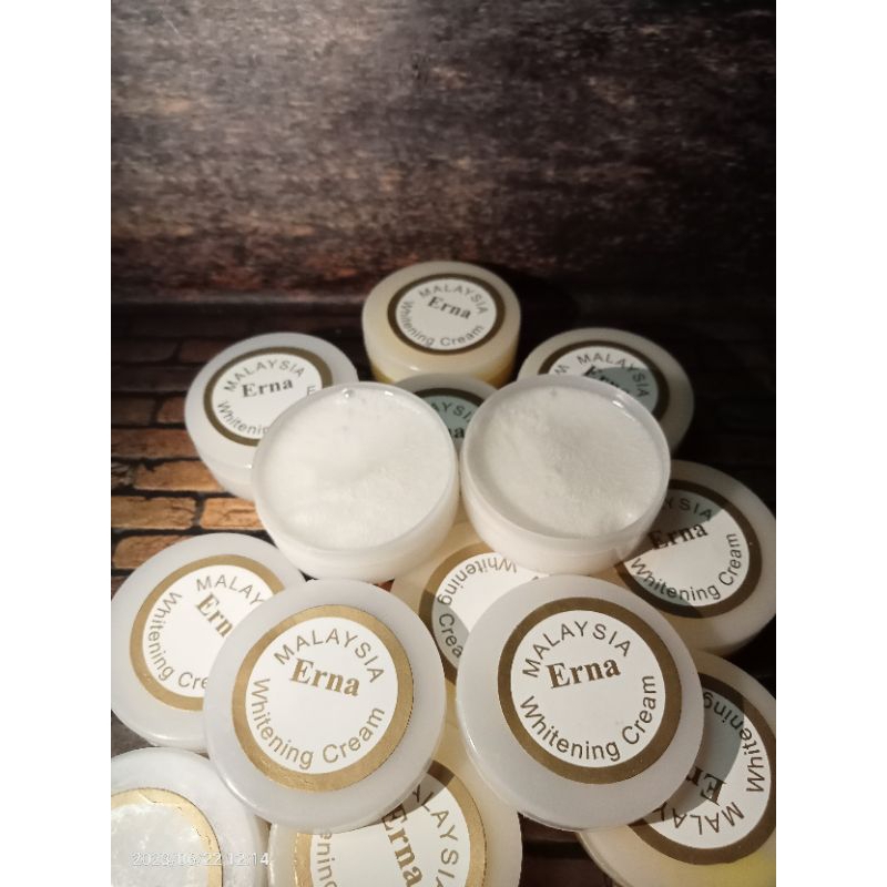 (ECERAN)CREAM ERNA MALAM WHITENING MALAYSIA/ERNA WHITENING ASLI MALAYSIA