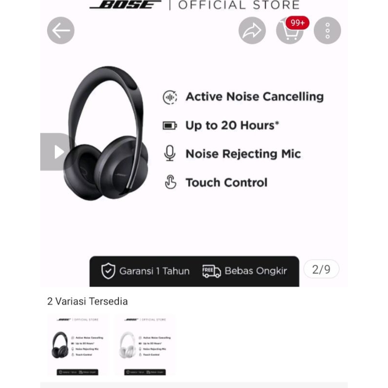 Bose noise cancelling headphone 700 anc wifi wireless bluetooth headset