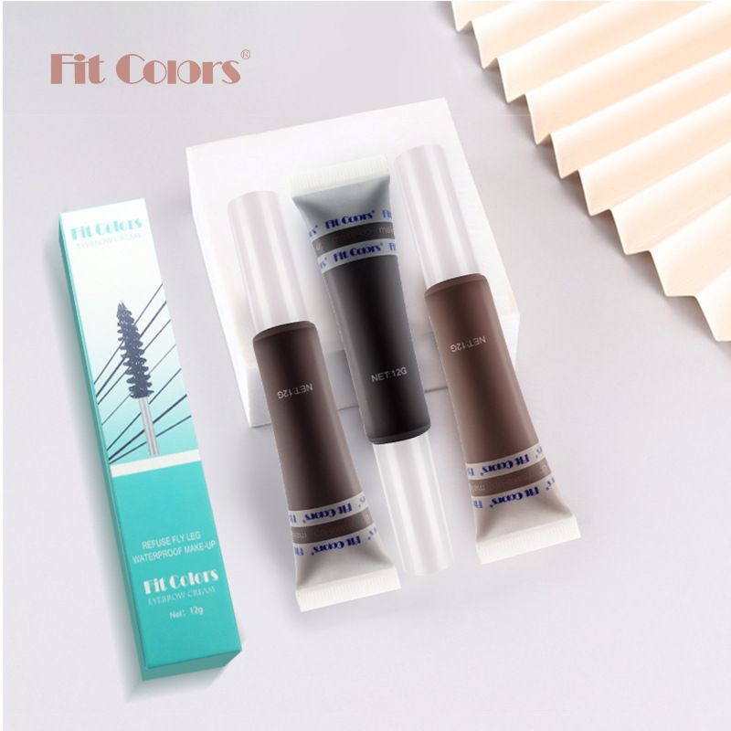 Eyebrow Cream Waterproof FIT COLORS Original Krim Alis Mata 12g