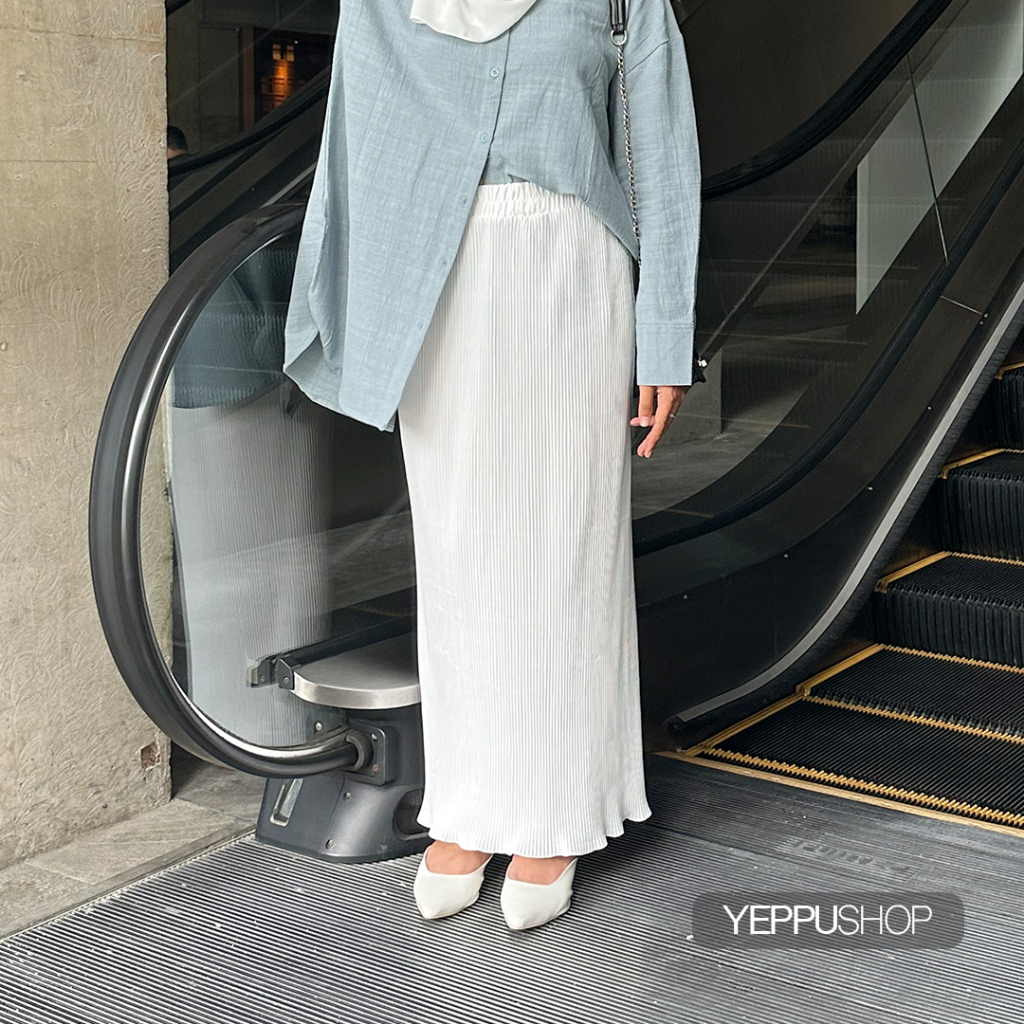 Izzy Wavy Skirt | Rok Span Rok Plisket Lidi [YEPPUOUTFIT]