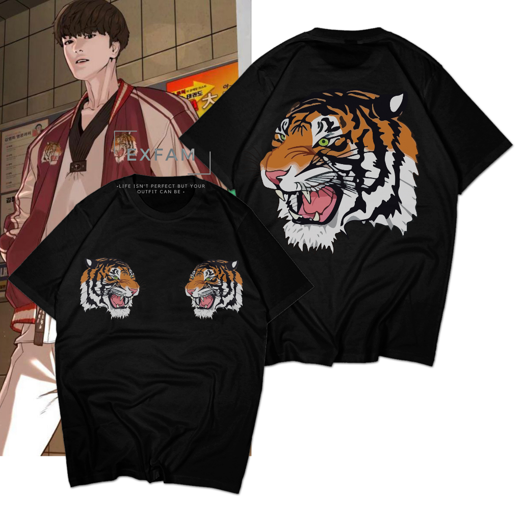 Kaos T Shirt How To Fight Sung Taehoon Tiger Komik Korea