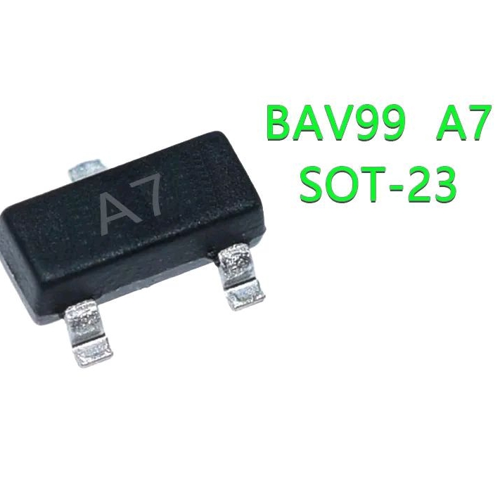 BAV99 A7 A7W SOT-23 0.2A 70V SMD Switching Diode IC