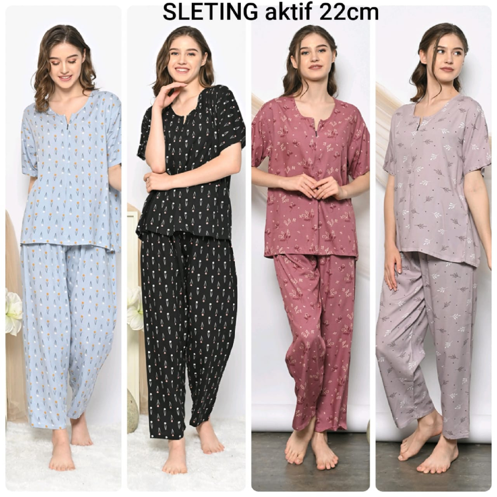 PIYAMA RAYON PAJAMAS DREAM SLETING AKTIF BUSUI