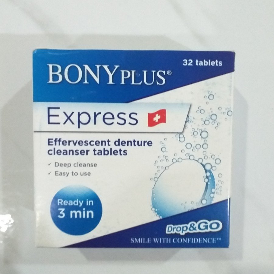 Pembersih Gigi Palsu Fittydent Super Cleansing Tablet Freshen Clean 16 tablet ****