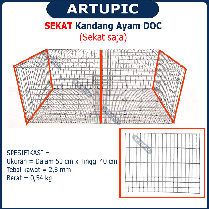 SEKAT Kandang Ayam DOC Pullet Pulet ARTUPIC Baterai Kandang SEKAT SAJA