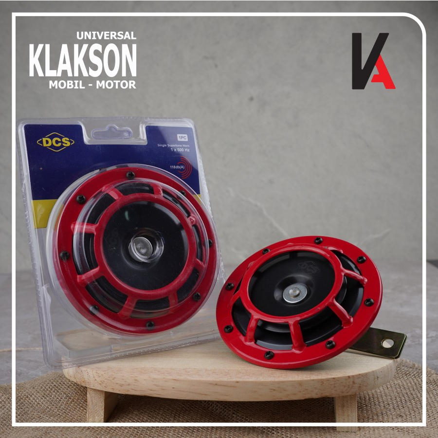 DCS Klakson Mobil Motor Single Disc Supertone Original 12 / 24 Volt Universal