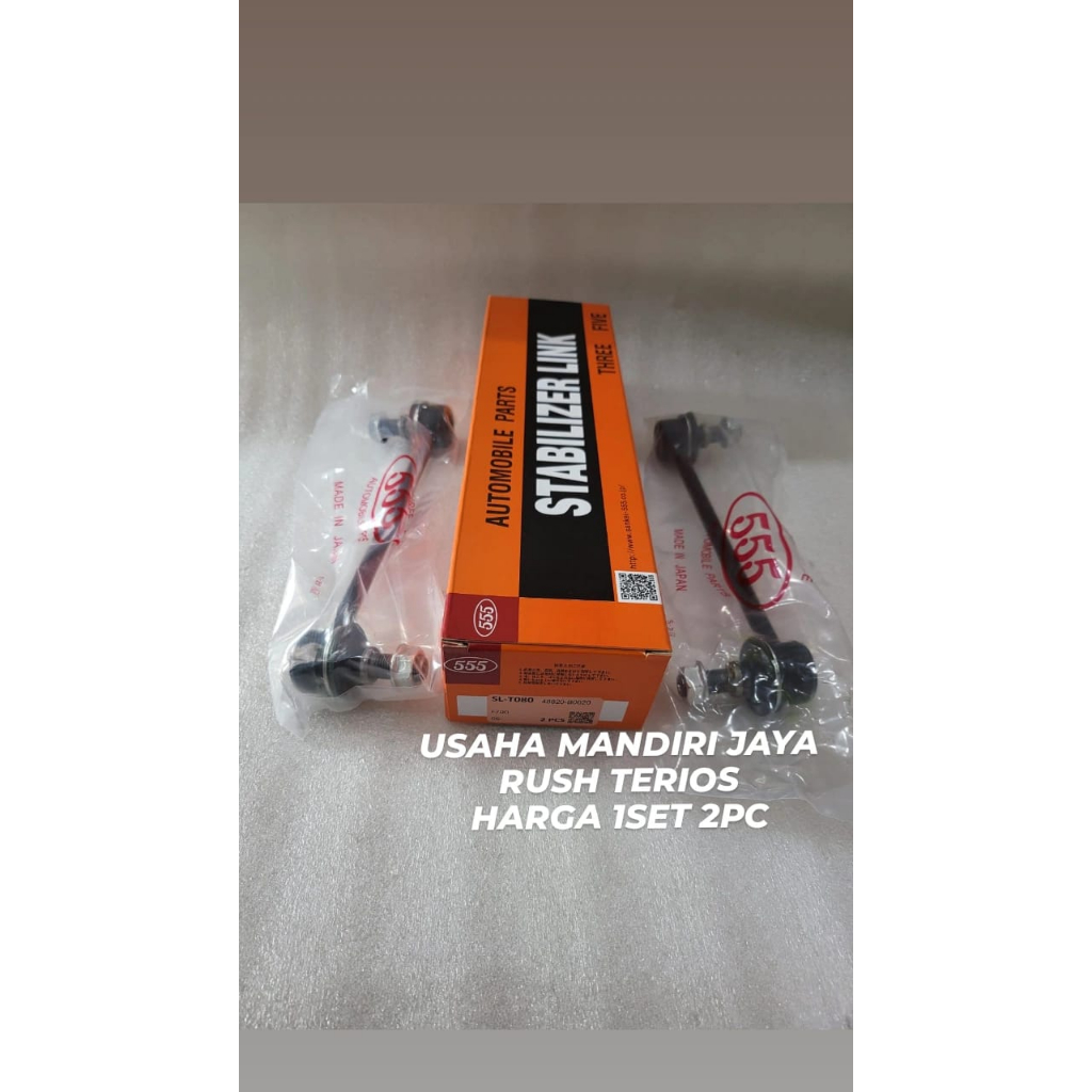 LINK STABILIZER RUSH TERIOS 555 JP HARGA 1SET 2PC LINK STABIL RUSH