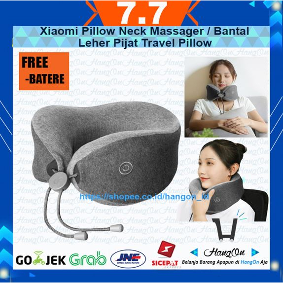 Leravan LF Pillow Neck Massager / Bantal Leher Pijat Xiaomi Travel Pillow Neck Xiaomi Memijat Pijatan Tangan Kaki