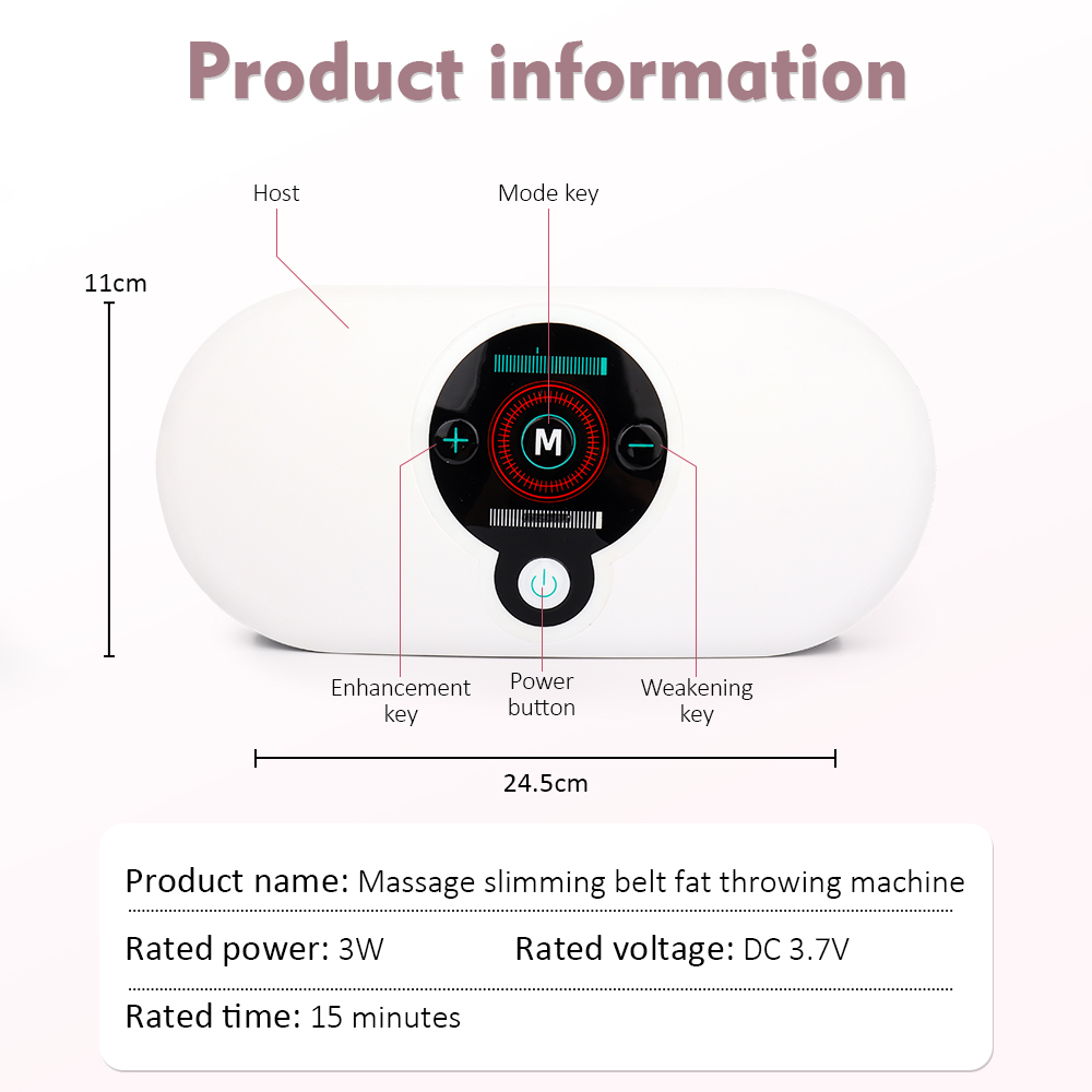 Slimming Belt Alat Penghancur Lemak Pembakar Perut Pinggang Pelangsing Tubuh Dismenore Relief Pad Bantalan Pemanas Listrik Relief Punggung Sabuk Sakit Pinggang