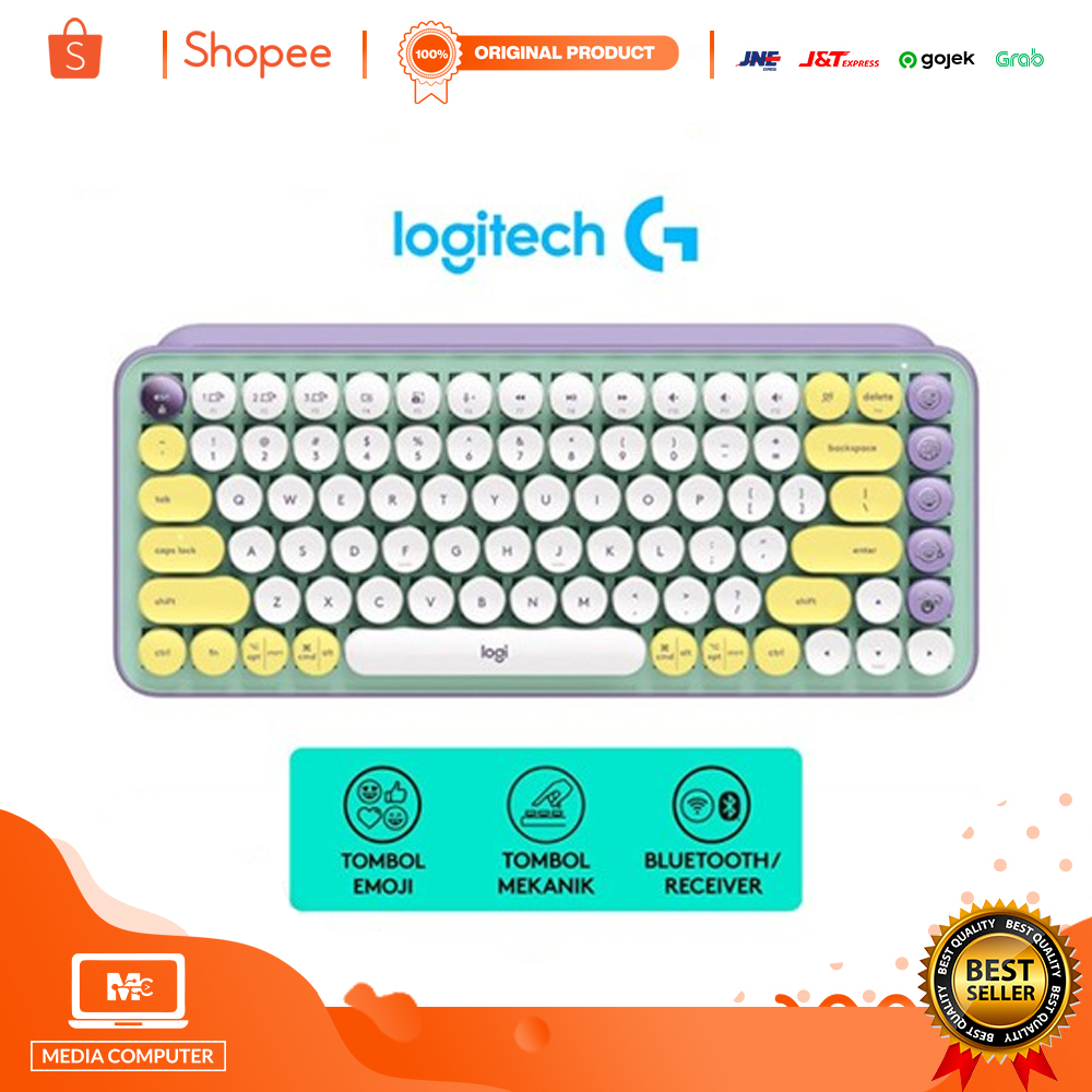 Keyboard Logitech POP Mechanical Wireless Daydream Mint 920-010578