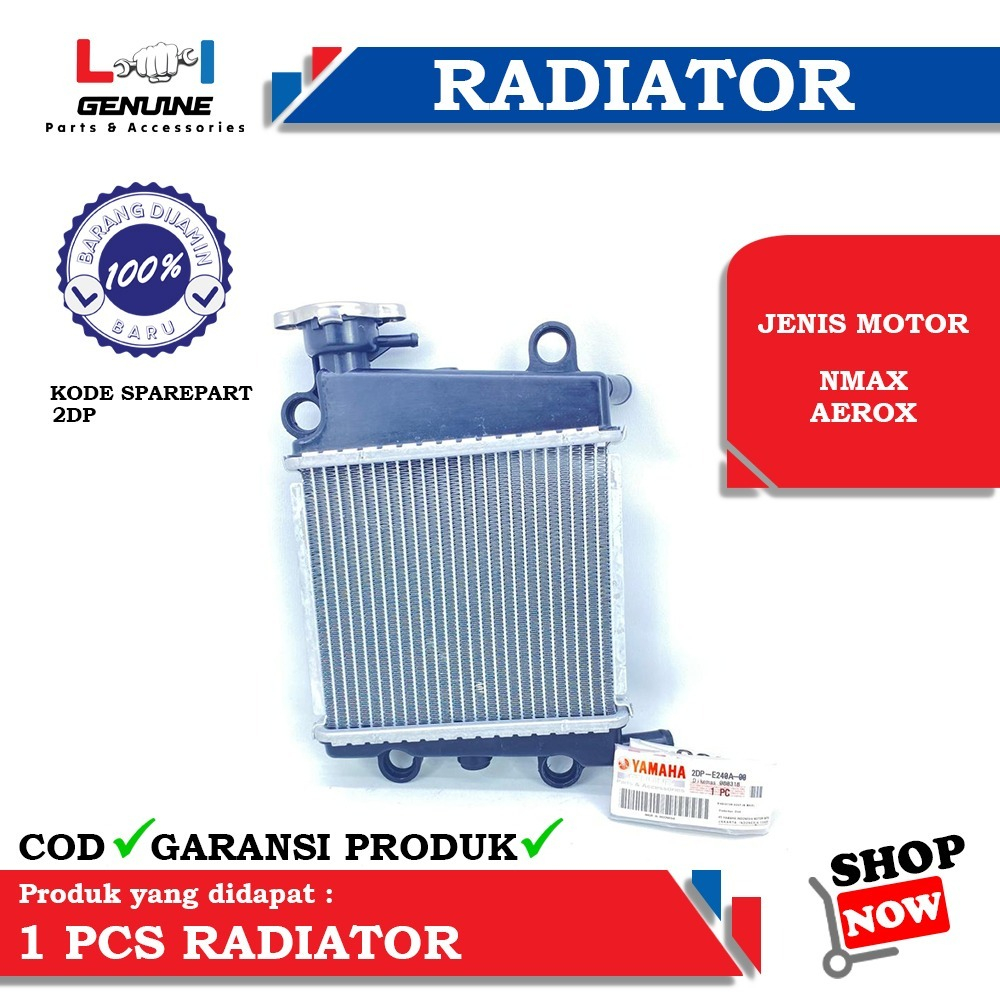 -LOI- RADIATOR YAMAHA NMAX AEROX 2DP