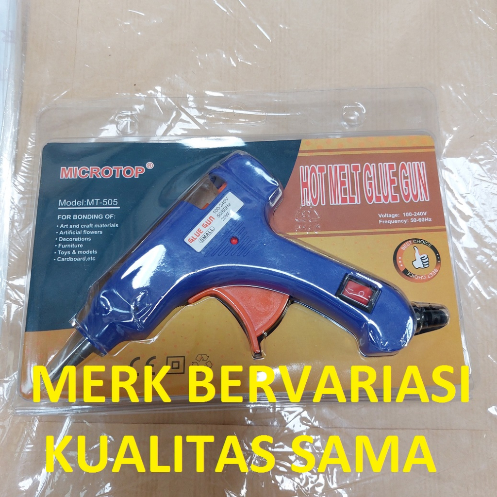 

Alat Lem Tembak Kecil (Pistol Hot Melt Glue Gun On Off) - 1 Buah