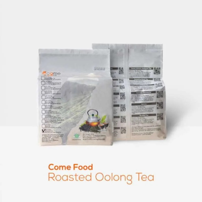 

COMEFOOD TEA LEAF OOLONG / GREEN TEA / BLACK TEA | DAUN TEH COME FOOD