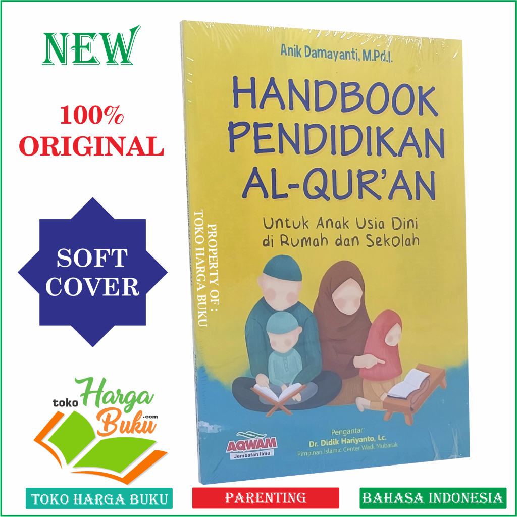 Foto Handbook Pendidikan Al-Quran untuk Anak Usia Dini di Rumah dan Sekolah Penerbit Aqwam