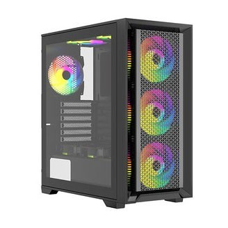 Casing VenomRX AEGON - ATX Tempered Glass 4X12CM ARGB Fan