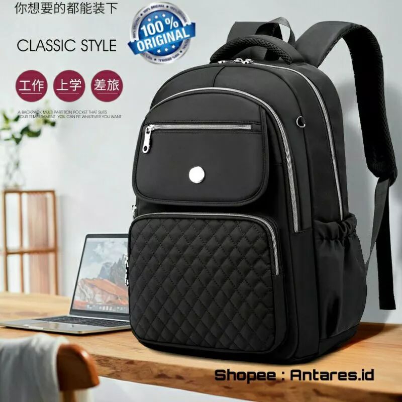 tas ransel backpack leptop chibao besar jumbo import korea premium woman bags