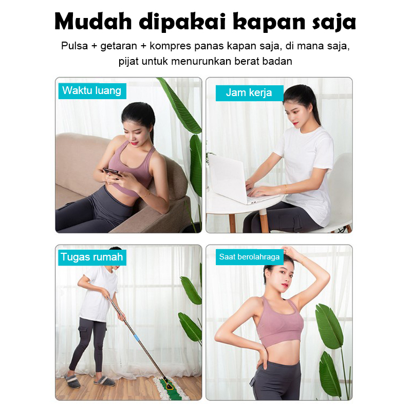 Slimming Belt Alat Penghancur Lemak Pembakar Perut Pinggang Pelangsing Tubuh Dismenore Relief Pad Bantalan Pemanas Listrik Relief Punggung Sabuk Sakit Pinggang