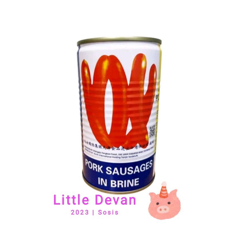 

sosis babi kaleng greatwall FYF / Pork sausages in brine 450 gr