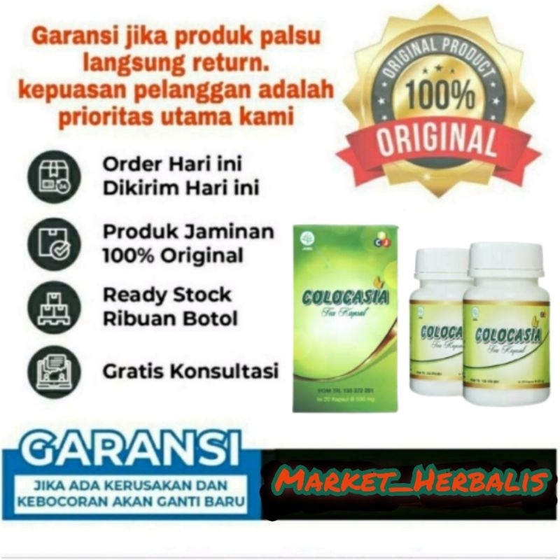 COLOCASIA Tea Kapsul Obat Sendi Terbaik