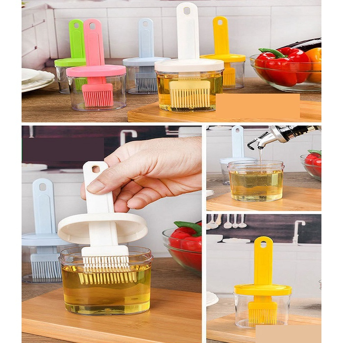 [DEASTORE] BOTOL KUAS TEMPAT MINYAK SAUS KECAP / TEMPAT PENYIMPANAN PENGOLES SAOS MADU KECAP MENTEGA BBQ SERBAGUNA / OIL CONTAINER WITH BRUSH