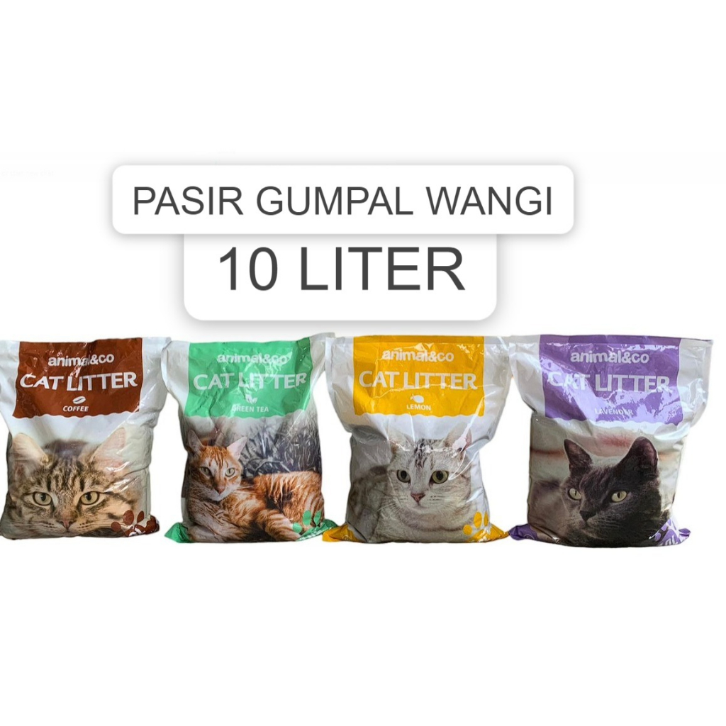 PASIR ANIMAL&amp;CO ANC animal &amp; co Pasir Kucing Gumpal Wangi 10L