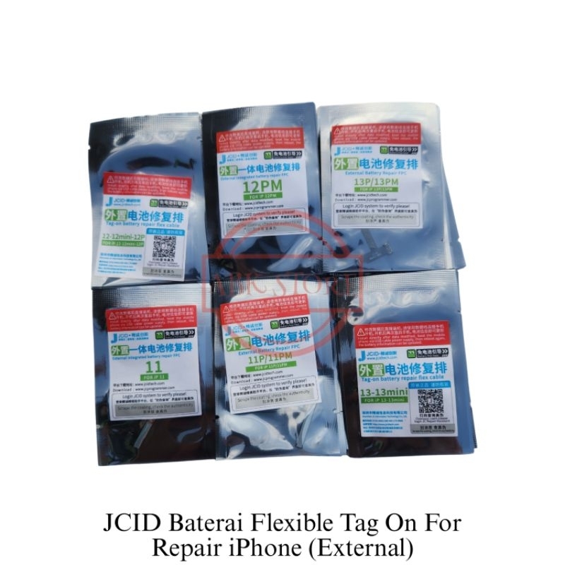 JCID Baterai Flexible Tag On For Repair iPhone 11, 12, 13 Pro Max / Mini Flexibel JC