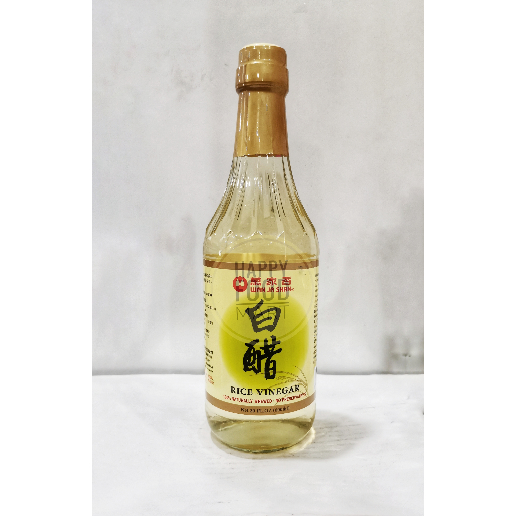 

[BPOM RI] WAN JA SHAN RICE VINEGAR 600 ML/WAN JIA XIANG CUKA BERAS PREMIUM/WJS CUKA PUTIH ALAMI