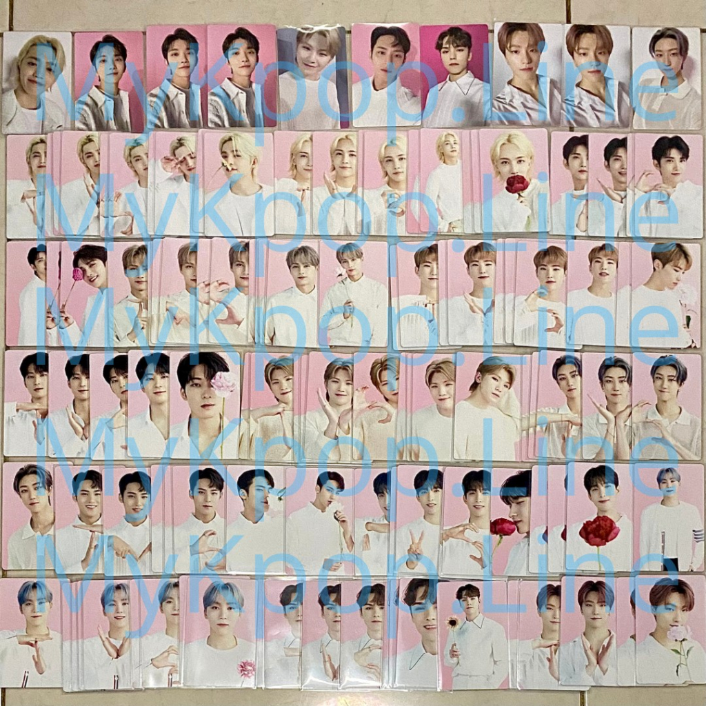 PC Seventeen TC Cafe Trading Card Selca Konsep Selfie Photocard SVT READY Official Scoups Jeonghan J