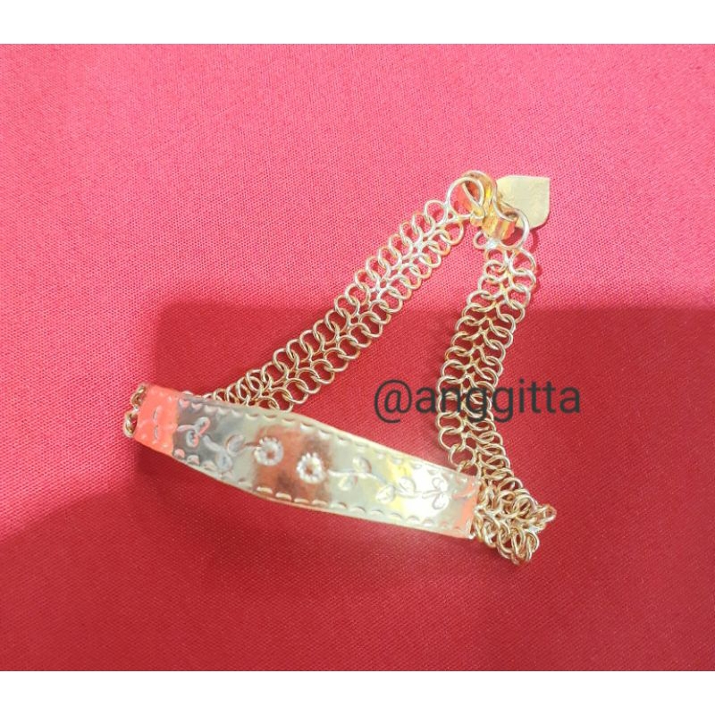 Gelang Mas 10gr Mas london 24K Kadar 999,9