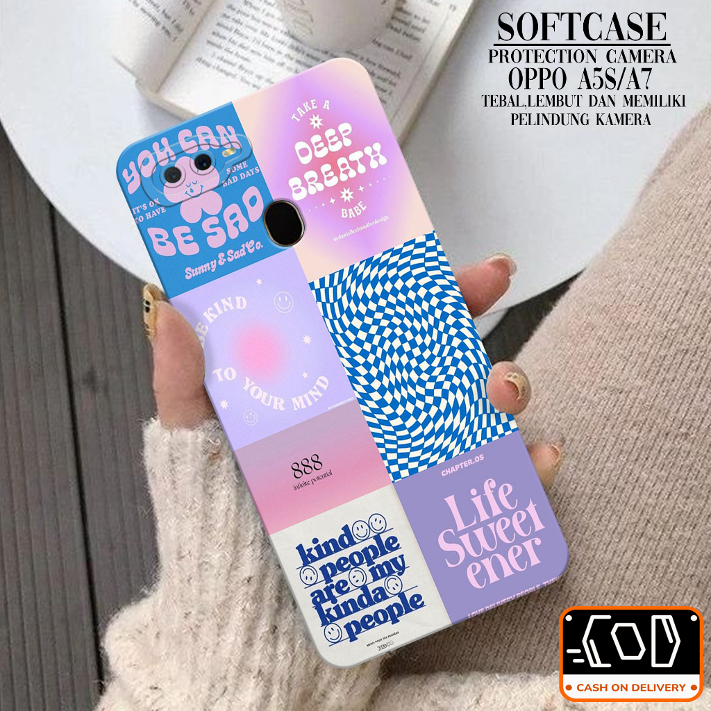 Softcase Oppo A5S/A7 Soft Protection Camera Case Oppo A5S/A7 Terbaru Pelindung Belakang Oppo A5S/A7 