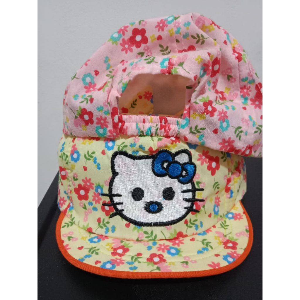 TOPI PET  ANAK PEREMPUAN TOPI ANAK PEREMPUAN USIA 0-1 TAHUN LUCU KARAKTER HELLO KITY