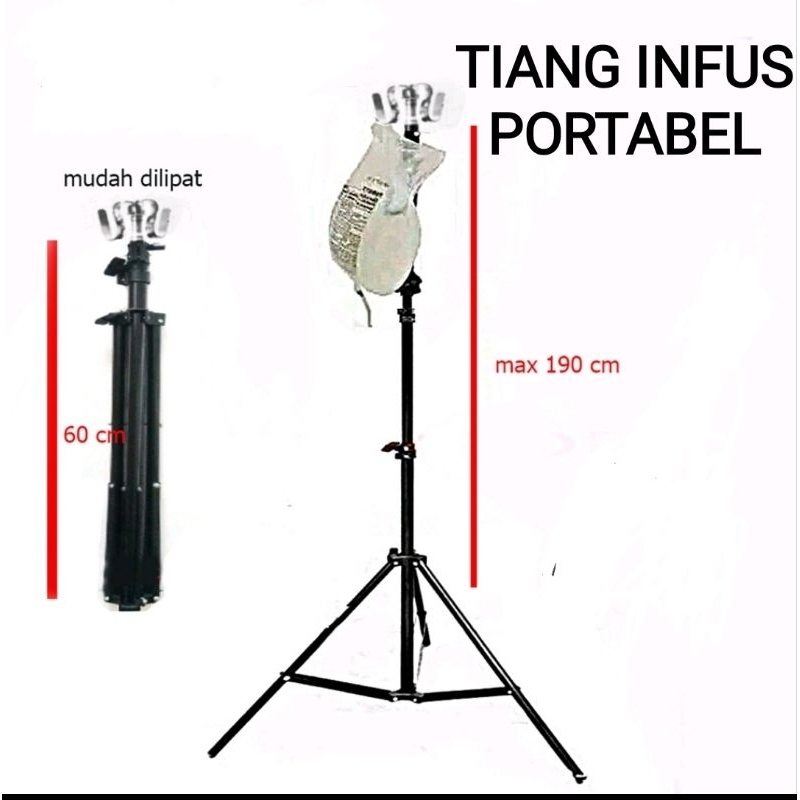 TIANG INFUS PORTABLE HOMECARE