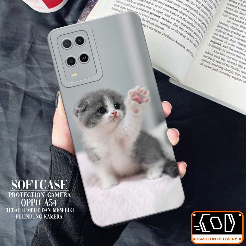 Softcase Oppo A54 Soft Protection Camera Case Oppo A54 Pelindung Belakang Oppo A54 Silikon Oppo A54 