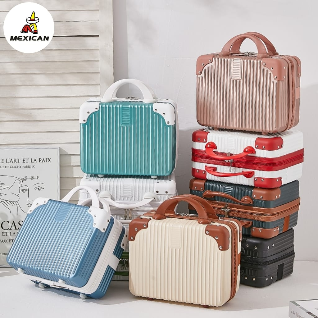 exclusive mexican koper 14 inch mini beauty case tas 12 inch make up koper kosmetik premium bahan