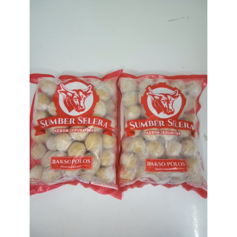 

Sumber Selera Bakso Sapi Polos Isi 50