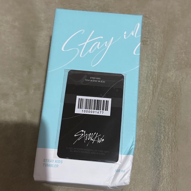 STRAY KIDS - STAY IN STAY TUMBLR DAN POB SKZOO STORE / JYPSHOP BANGCHAN LEEKNOW CHANGBIN HYUNJIN JIS