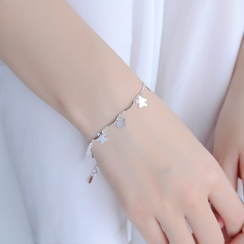 [COD] Gelang Perhiasan Wanita Anti Karat Gaya Casual Trendy Aksen Variasi Liontin Fashion