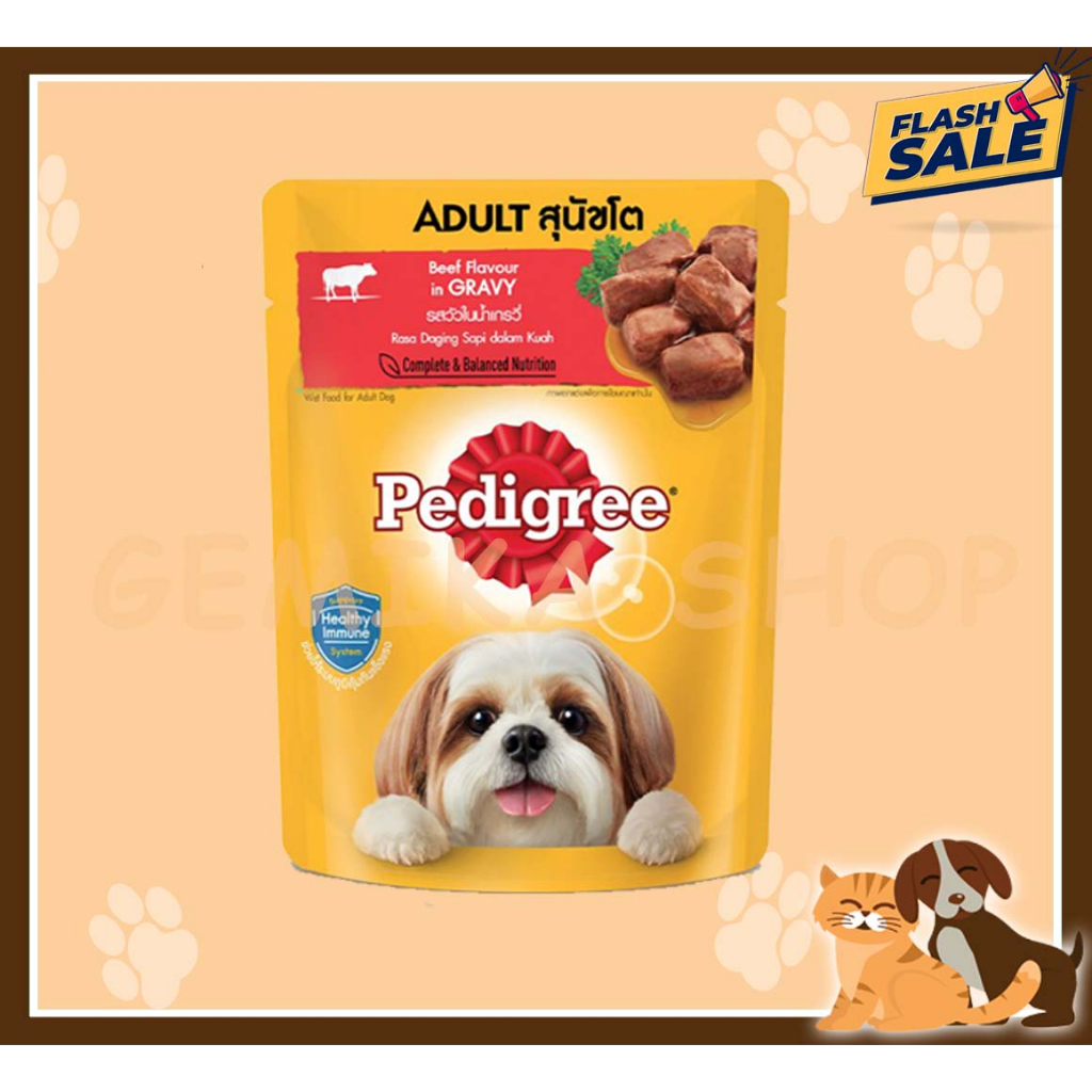 PEDIGREE POUCH 80GR ALL VARIAN ( ADULT / PUPPY )