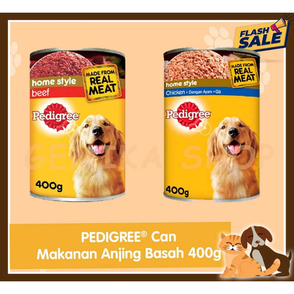 PEDIGREE BEEF / CHICKEN 400GR - Makanan Anjing