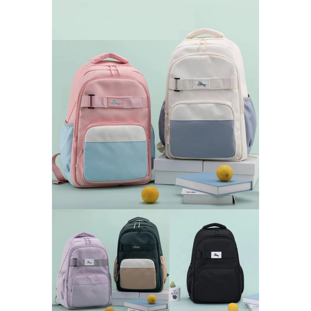 Tas Ransel Backpack Sekolah Korea Koreans Bag 959