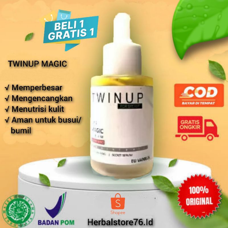 (TERLARIS) TWINUP MAGIC SERUM PAYUDARA // TWINUP SERUM PAYUDARA // PEMBESAR PAYUDARA // PENGENCANG P