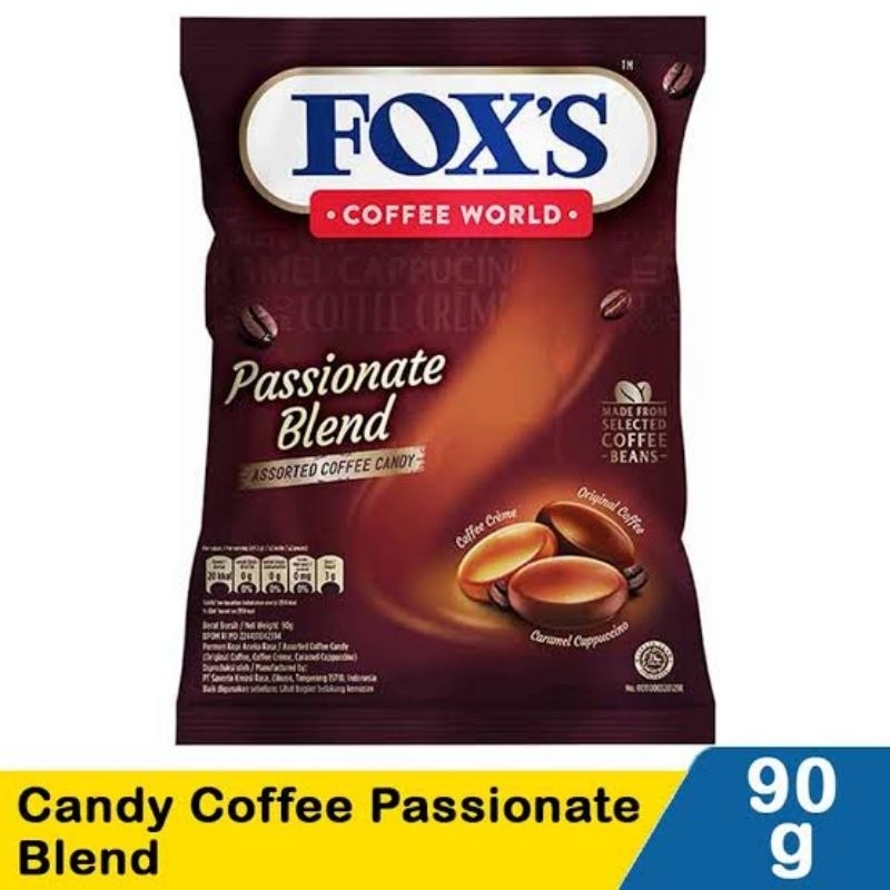 

FOX'S Coffee World Permen Passionate Blend 90 g