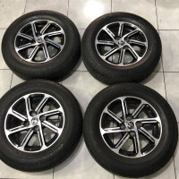 velg ban mobil ring 14 bekas new calya two tone original ban tubles