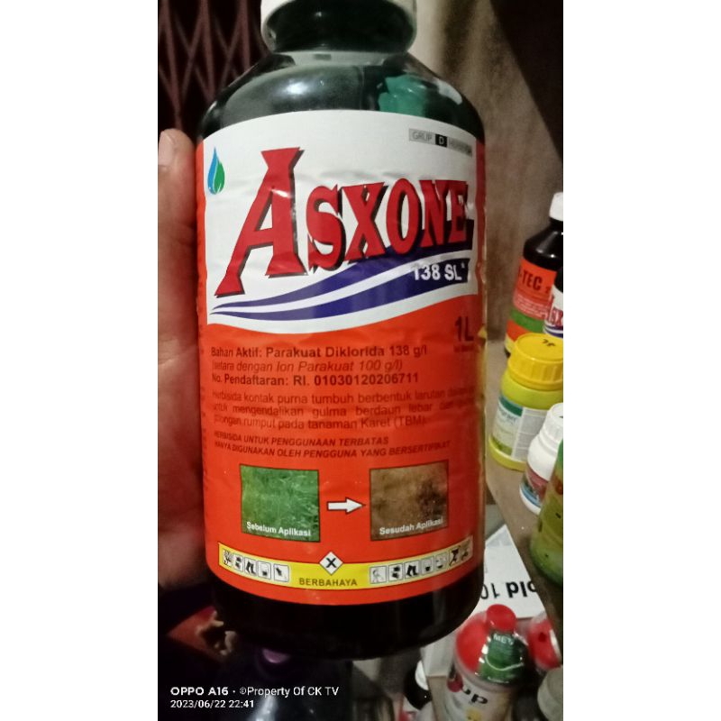 ASXONE HERBISIDA KONTAK 138 SL 1L