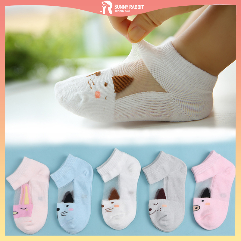 Kaos Kaki Anak Bayi Karakter Boneka Lucu Kaus Kaki Kartun Fashion / Baby Socks Murah Transparan B 130/160/163