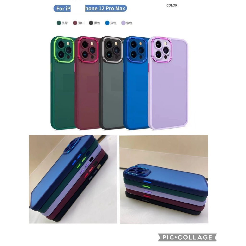 Soft Case Frosted Semi Transparant Silikon Realme 9 4G Realme 9 Pro Realme 9 Pro Plus Realme 10 4G Realme C30 Vivo V25 5G / Vivo V25e Vivo T1  Full Frame Camera Protect