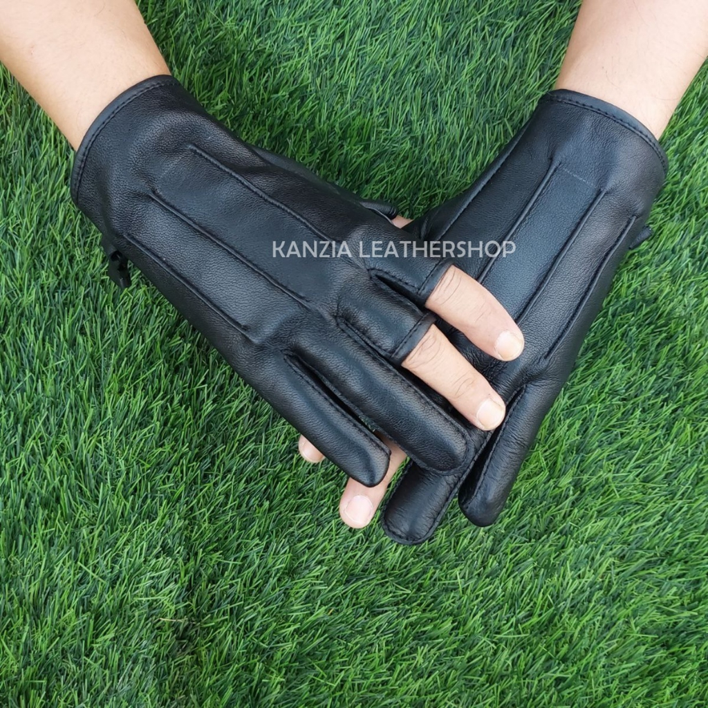 Sarung Tangan Memancing Kulit Kanzia Leathershop Fishing Gloves